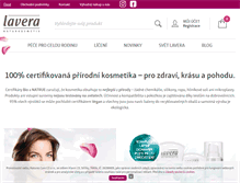 Tablet Screenshot of lavera.cz