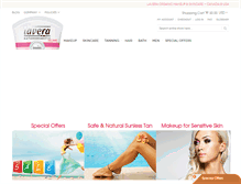 Tablet Screenshot of lavera.com